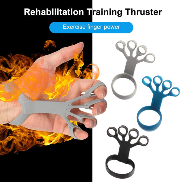 Silicone Grip Finger Exercise Stretcher - Hand Pain Relief & Strengthening