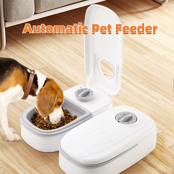 Automatic Pet Feeder – Smart Food Dispenser for Cats and Dogs with Timer